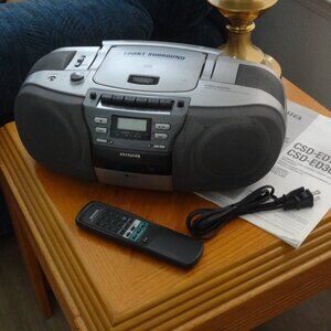 AIWA ~ CSD-ED70 ~ Stereo Sound System ~ CD Player ~ AM / FM ~ Cassette Recorder